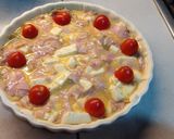 Foto del paso 3 de la receta: Tarta de jamón y queso con huevo batido 🤩🤩