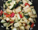 Foto del paso 3 de la receta: Pavo con salsa de ostras y verduras
