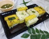 A picture of step 16 of Besan Suji Sandwich Dhokla.