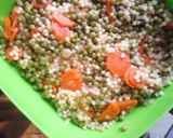 Sült libacomb zöldséges tarhonyával recept fázis 3 fotója