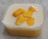 Foto langkah ke 5 dari resep Puding Mangga Fla vanila.