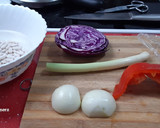 Foto del paso 1 de la receta: Alubias caldosas con butifarra y productos de la huerta