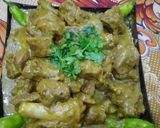 A picture of step 8 of Mutton creamy karahi recipe 😋.