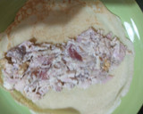 Foto del paso 3 de la receta: Panqueques + relleno para canelón con sobras de pollo