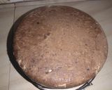 A picture of step 12 of Eggless chocolate chip vanilla cake #Chocolatebakingcontest.