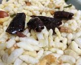 A picture of step 1 of Puffed rice mixture.