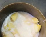 A picture of step 1 of Apple milkshake.
