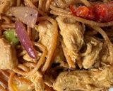 Zöldséges pirított tészta,csirkemellel recept fázis 5 fotója