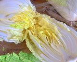 Hình bước làm 1 của món Kim Chi Cải Thảo Hàn Quốc (Không có mắm tép và cá khô) - Korean Tongbeachu Kimchi