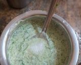 A picture of step 2 of Palak appe.