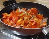 A picture of step 1 of Matar paneer.