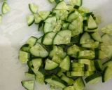 A picture of step 1 of Continental diet salad.