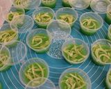 Foto langkah ke 3 dari resep Puding Buah Kaca Melon.