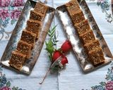 A picture of step 7 of Besan Rava Burfi. (Diwali Special).