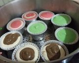 Foto langkah ke 3 dari resep Bolu Kukus Mekar Merah Putih.