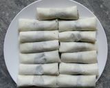 Hình bước làm 2 của món Nem rán cá thác lác