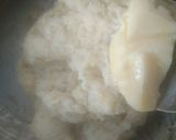 A picture of step 2 of Coconut bread.