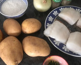 Foto del paso 1 de la receta: Pastel de bacalao y salmón, muy sano