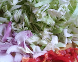 A picture of step 1 of Springrolls.