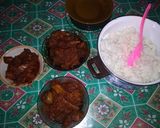 Foto langkah ke 12 dari resep Ayam bumbu habang khas Banjar.