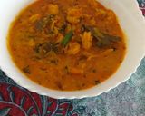 A picture of step 4 of Doi chingri prawns- bengali recipe.