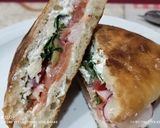 Foto del paso 5 de la receta: Triángulo de crema de queso azul y salmón ahumado