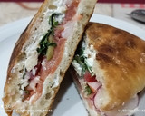 Foto del paso 5 de la receta: Triángulo de crema de queso azul y salmón ahumado