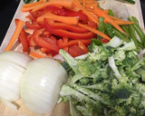 Foto del paso 1 de la receta: Verduras sabrosas al wok light