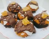 A picture of step 5 of Volcano Chocolates.