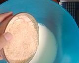 Foto langkah ke 2 dari resep Roti Tawar Pandan Kukus (no mixer).