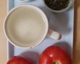 Foto del paso 1 de la receta: Ensalada de tomate, polpetta, alcaparras y pesto casero