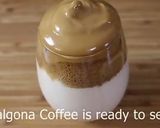 A picture of step 9 of Dalcona coffee. #hctfav.