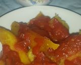 A picture of step 14 of Sweet Potato Wedges & Tomato Sauce.