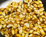 A picture of step 3 of Peanut jaggery chikki.