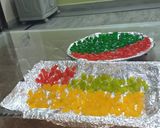 A picture of step 3 of Watermelon tutti fruity.