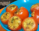 A picture of step 3 of भरवां टमाटर सब्जी #stuffedtomato with gravy #TRR #W4 #FEB.