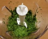 A picture of step 2 of Spinach and Hazelnut Pesto.