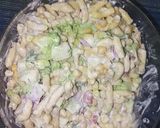 A picture of step 5 of Dahi Phulki+Papri Chana Chat 😋😋😋.