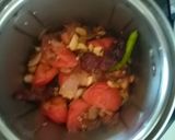 A picture of step 4 of Lockdown red veg sabzi.