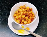 A picture of step 3 of Sweet corn chat.