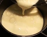 A picture of step 2 of Almond Tofu with Fruit Cocktail.