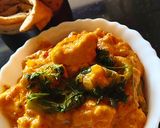 A picture of step 4 of Dahi Paneer.
