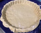 Une image de l'étape 10 de Tarte « toile d'araignée » aux pêches de vigne et crème d'amandes.
