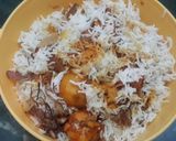 A picture of step 5 of Hyderabadi Chicken Biryani in microwave.