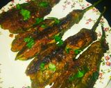 A picture of step 8 of Stuffed Eggplant Fry.