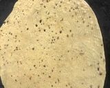 A picture of step 1 of Masala Papad.