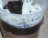 Foto langkah ke 6 dari resep Puding triple Choco cheese oreo (no bake).