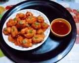 A picture of step 5 of Tasty yummy moong daal pakoda.