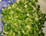 A picture of step 1 of Chili Garlic sauce with Fried Rice.