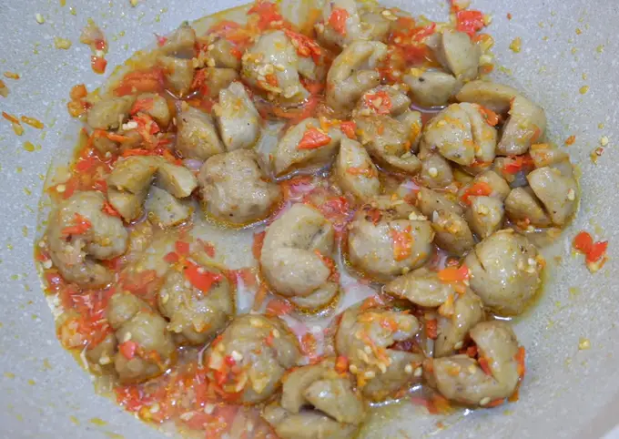 Langkah-langkah untuk membuat Cara bikin âœ¨58 Bakso Mercon Rumahan